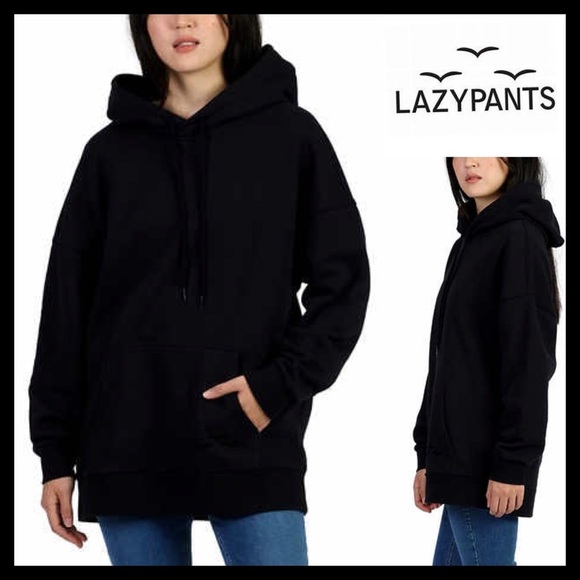 Lazypants Tops - LAZYPANTS The Cooper Hoodie In Black